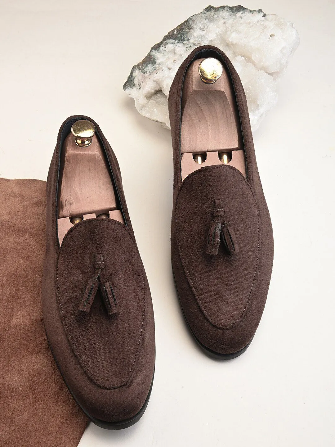 HERE&NOW Men Tassel Formal Slip On Shoes